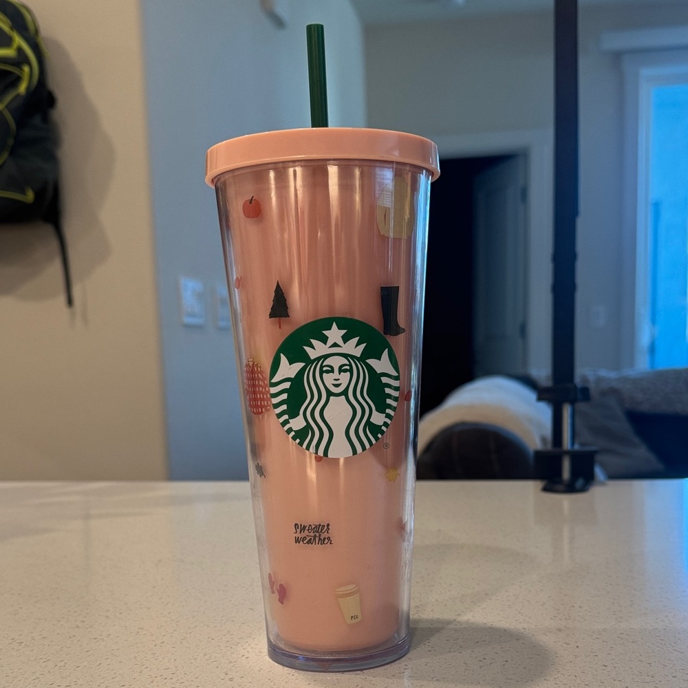 ban.dō Starbucks Sweater Weather Light Pink Tumbler- ban.do